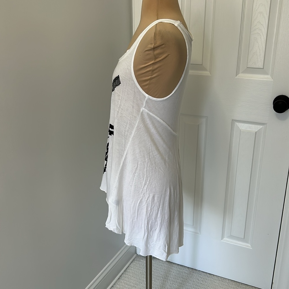 Lauren Moshi NYLA Lily Basic Swing Tank White - Picture 4 of 8